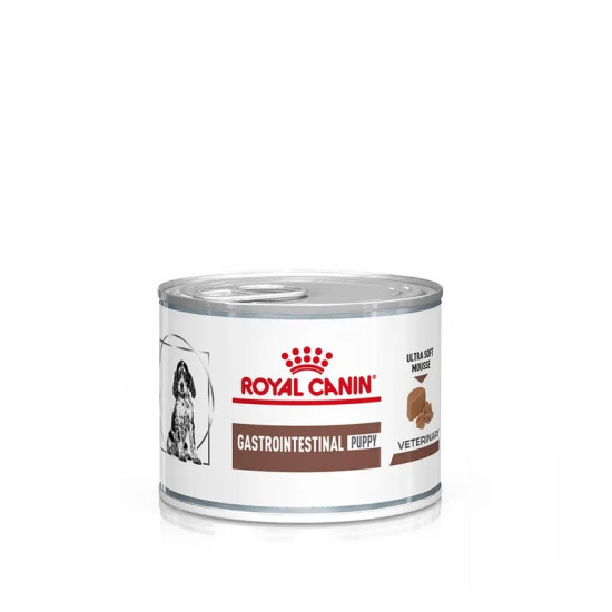 Royal Canin Veterinary Canine Gastrointestinal Puppy Mousse – Hrană Umedă pentru Căței cu Tulburări Digestive, 195 g